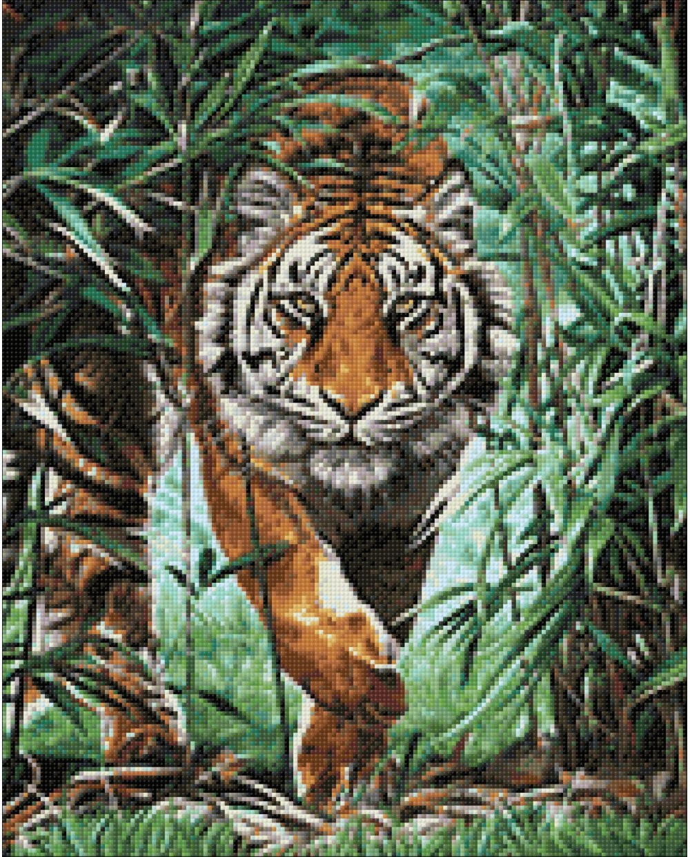 Набор Алмазной мозаики "Затаившийся Тигр" - фото 1 - id-p92440204