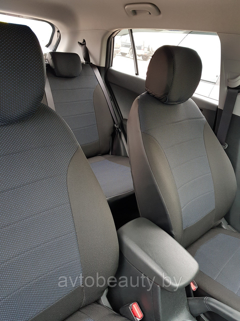 Чехлы для Toyota Prius (09-15) Комбинированные - фото 1 - id-p92440360