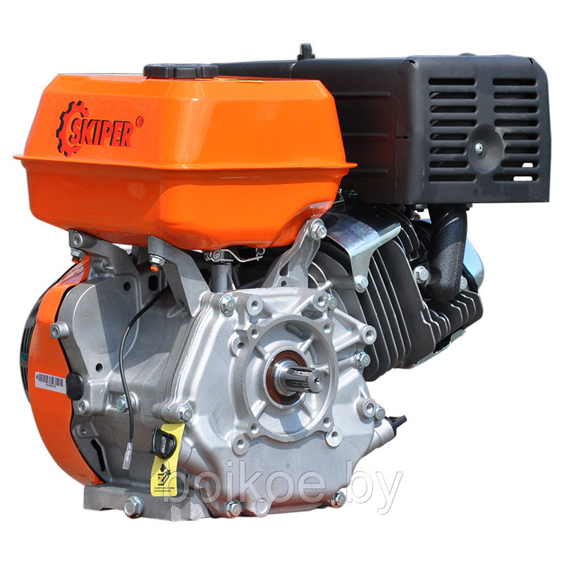 Двигатель бензиновый Skiper 190F для культиваторов (16 л.с., шлиц. вал 25*40мм) - фото 2 - id-p92441161