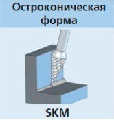 Борфреза твердосплавная остроконической формы SKM 1225/6 DC PFERD - фото 3 - id-p92441204