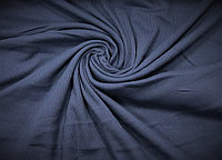Ткань трикотажная Кашкорсе синий