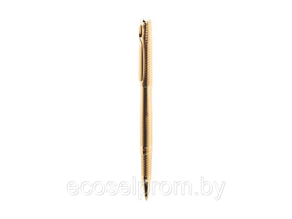 Набор Delucci "Celeste": ручка шарик., 1мм и ручка-роллер, 0,6мм, синие, корпус золото, подар.уп. CPn_11914 - фото 4 - id-p92451919