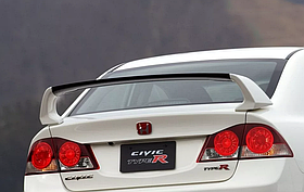Спойлер Type R Honda Civic 4D '06-11, ABS-пластик, под покраску