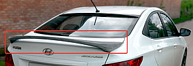Спойлер Hyundai Solaris '10-14, ABS-пластик, под покраску