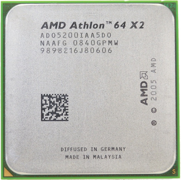 Процессор AMD Athlon 64 X2 - 5200+, AM2 - фото 1 - id-p92457222