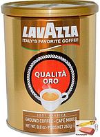 Кофе Lavazza Qualita Oro, молотый, 250 грамм, жестяная банка