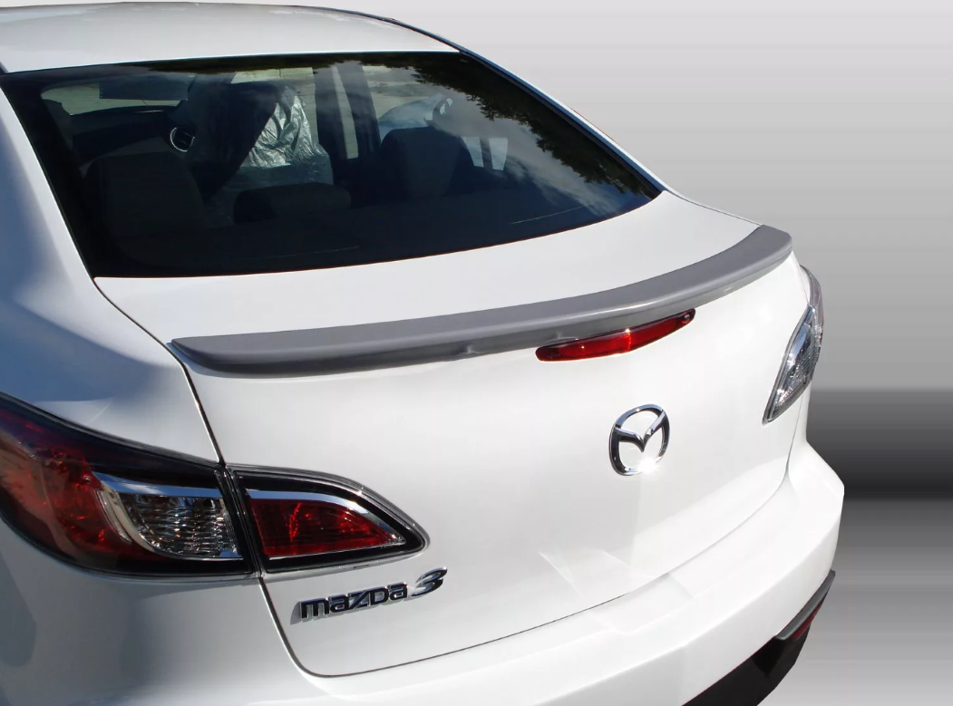 Лип-спойлер Mazda 3 '09-13 седан, ABS-пластик, под покраску - фото 1 - id-p92405667