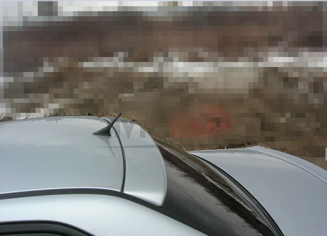 Козырек на заднее стекло Mitsubishi Lancer 9 '03-10 ABS-пластик, под покраску - фото 2 - id-p92405678