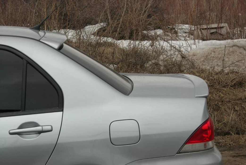 Козырек на заднее стекло Mitsubishi Lancer 9 '03-10 ABS-пластик, под покраску - фото 3 - id-p92405678