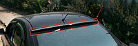 Козырек на заднее стекло Mitsubishi Lancer X '07- , ABS-пластик, под покраску