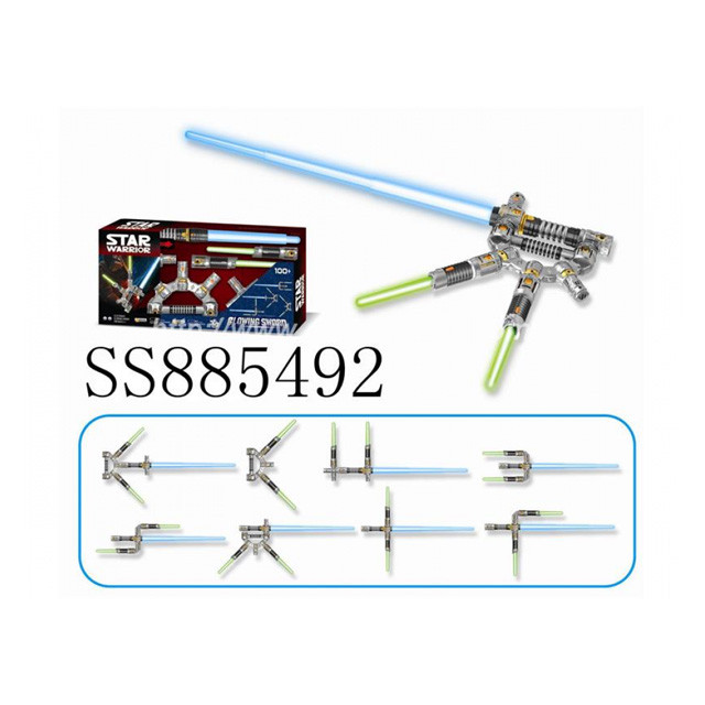 Световой Джедайский меч Star Wars системы BLADEBUILDERS (для создания более 100 моделей) свет, звук LM666-18A - фото 1 - id-p50519806