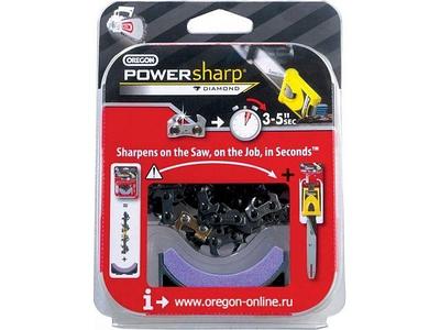 Цепь 45 см 18" 3/8" 1.3 мм 62 зв. POWERSHARP OREGON комплект (для CS-1500 в комплекте с заточным камнем)