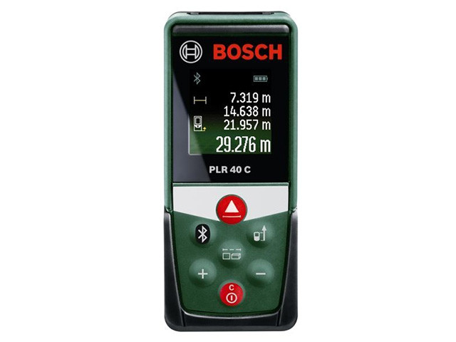 Дальномер лазерный BOSCH PLR 40 C в блистере (0.05 - 40 м, +/- 2 мм/м,)