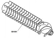 Валец жатки 501081