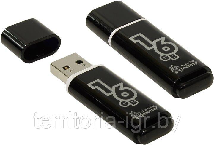 USB-накопитель 16Gb Glossy series SB16GBGS-K Smartbuy - фото 2 - id-p92570434