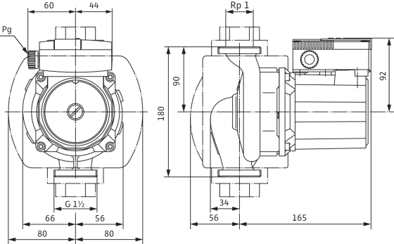 Насос циркуляционный Wilo TOP-S 25/7 EM 1х230В - фото 3 - id-p92570446