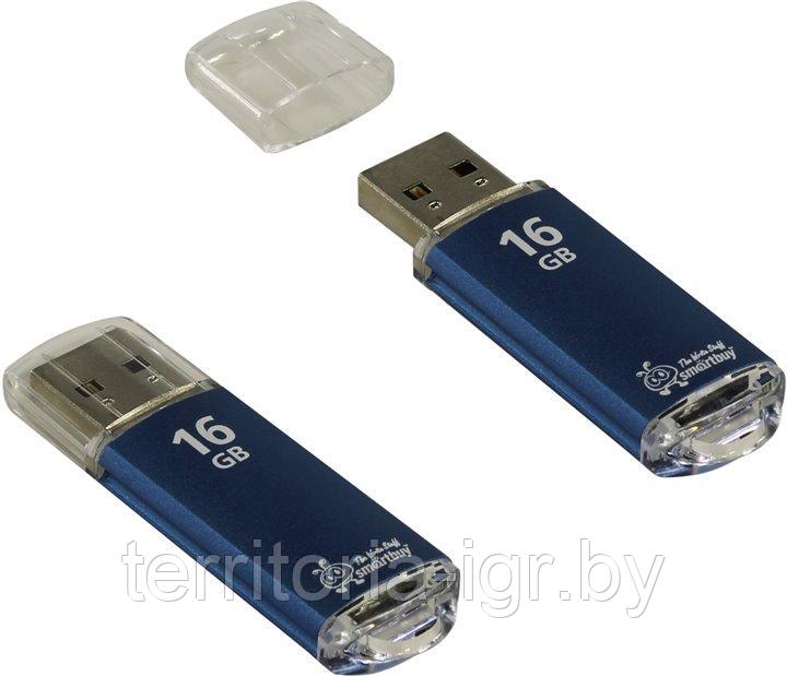 USB-накопитель 16Gb V-Cut series SB16GBVC-B синий Smartbuy - фото 2 - id-p92570954