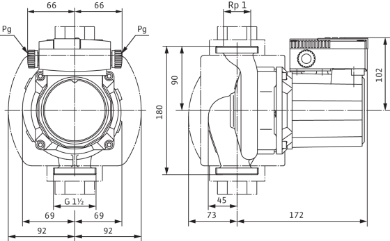 Насос циркуляционный Wilo TOP-S 25/10 EM 1х230В - фото 3 - id-p92572107