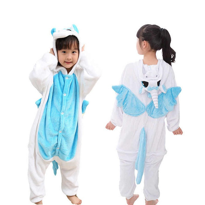 Пижама кигуруми детская «Голубой единорог» - фото 2 - id-p92574633