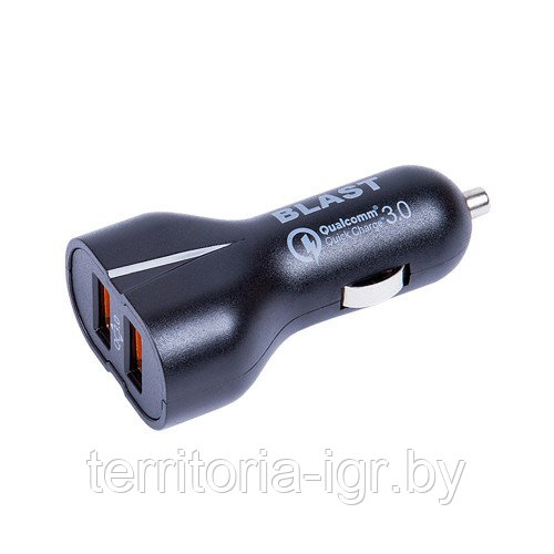 Автомобильное ЗУ BCA-023 QC 2 x USB черный Blast