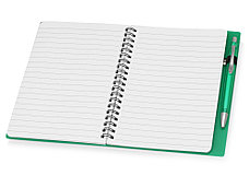 Блокнот Контакт с ручкой, зеленый, фото 3