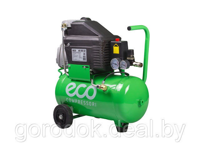 Компрессор ECO AE-251-12 (180 л/мин, 8 атм., рес.25л, 1.2 кВт/220В)