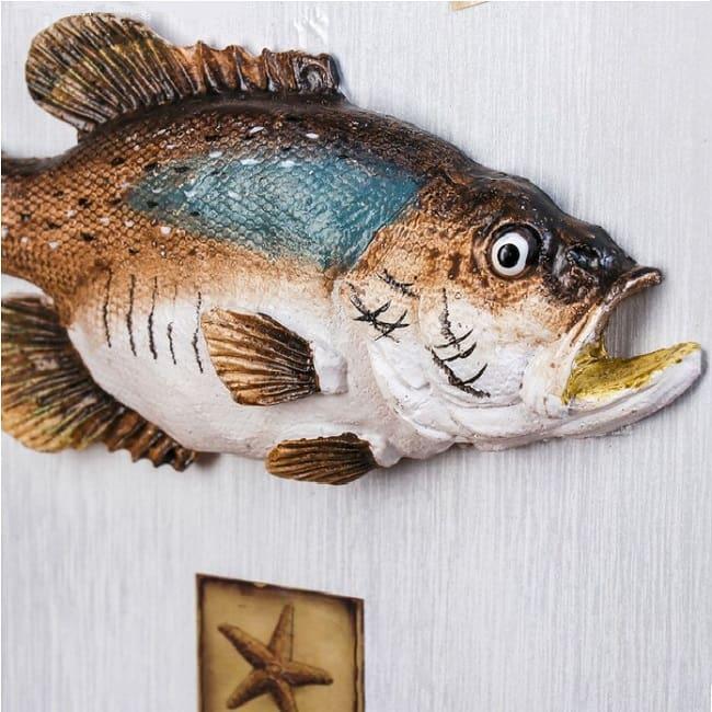 Ключница настенная деревянная «Рыба» на 6 крючков - фото 3 - id-p92627695