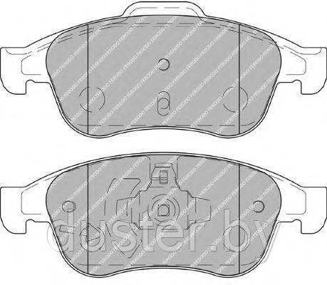 Комплект тормозных колодок Renault Duster 2.0/1.5 DCI 4x4 Ferodo (Англия)