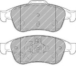Комплект тормозных колодок Renault Duster 2.0/1.5 DCI 4x4 Ferodo (Англия)