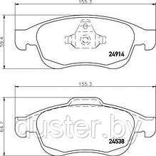 Комплект тормозных колодок Renault Duster (кроме 1,6)