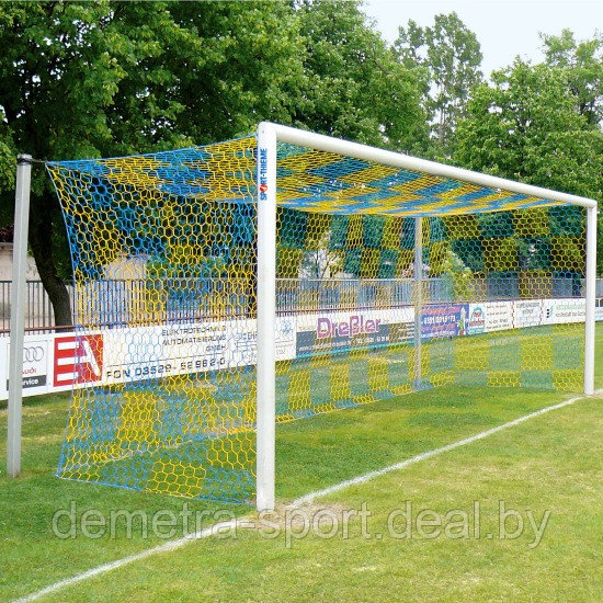 Ворота футбольные (7,32х2,44) с держателем сетки - фото 3 - id-p92630956