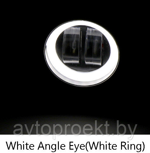 Фара светодиодная 20W 9-80V круглая ближний свет White Angle Eye - фото 4 - id-p92633043