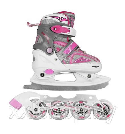 Коньки-трансформеры MaxCity Volt ICE Combo girl 35-38, фото 2