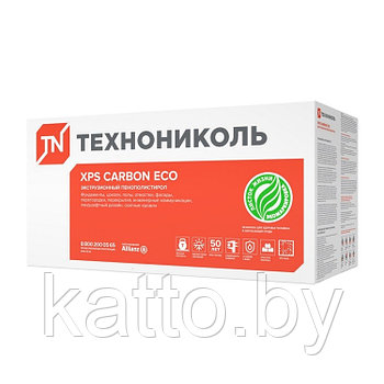 Экструзионный пенополистирол ТЕХНОНИКОЛЬ XPS CARBON ECO 1180x580x50 L-кромка, 8шт.