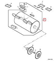 Барабан измельчителя (на 56 ножей) AZ101199 (AZ71044; AZ57052)