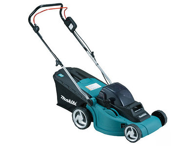 Газонокосилка аккумуляторная MAKITA DLM 380 Z (18.0 В, БЕЗ АККУМУЛЯТОРА, шир. 380 мм, выс. 25-75 мм, пластм. корпус, травосборник 40 л)