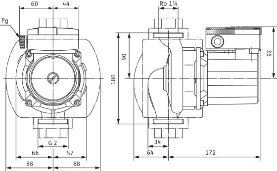 Насос циркуляционный Wilo TOP-S 30/7 EM 1х230В - фото 3 - id-p92654819