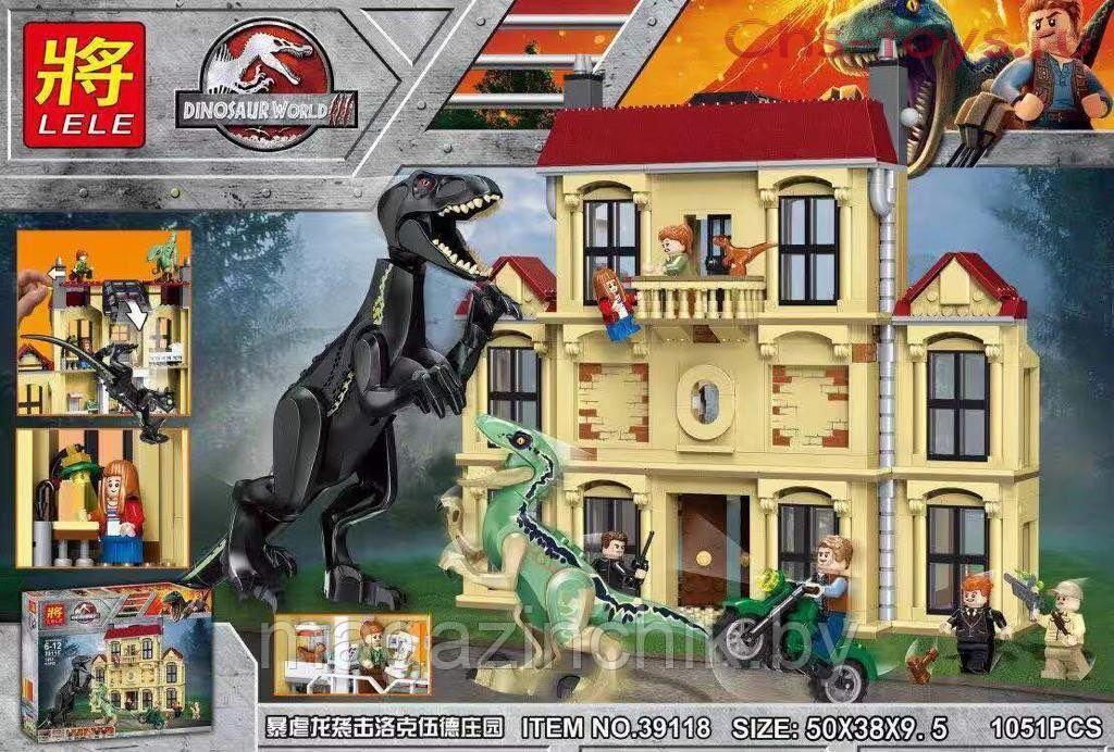 Лего 75930. Лего мир юрского периода 2 75930. Лего поместье локвуд. Лего jurassic world 75930. Конструктор lego jurassic world 75930 нападение индораптора в поместье локвуд.