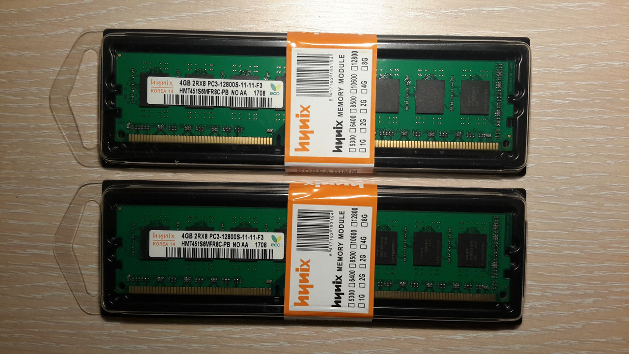 Оперативная память DDR3 4GB 1333/1600МГц Hynix - фото 1 - id-p92657879