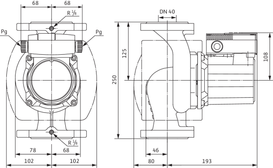 Насос циркуляционный Wilo TOP-S 40/7 DM 3х400В - фото 3 - id-p92664701