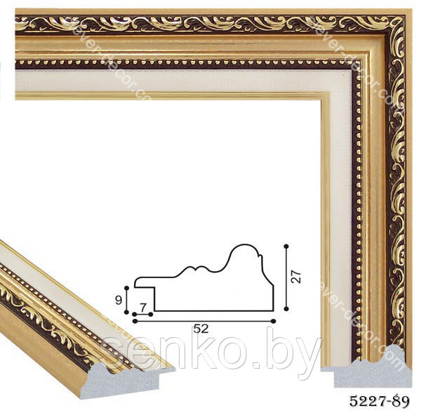 Рамки из пластикового багета  5227-89