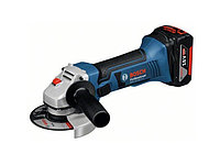 Аккум. углошлифмашина BOSCH GWS 18-125 V-LI L-BOXX (18.0 В, 2 акк., 4.0 А/ч, Li-Ion, диск 125х22.0 мм)