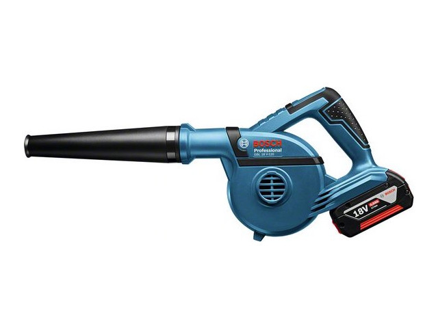 Аккум. воздуходувка BOSCH GBL 18V-120 в кор. (18.0 В, БЕЗ АККУМУЛЯТОРА, макс. скорость воздушного потока: 75 - фото 1 - id-p92673829