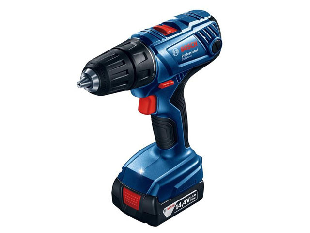 Аккум. дрель-шуруповерт BOSCH GSR 140-LI в чем. (14.4 В, 2 акк., 1.5 А/ч Li-Ion, 2 скор., 50 Нм, шурупы до 8 мм)