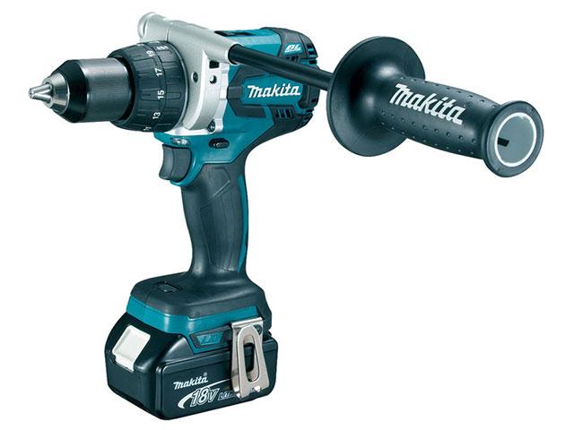 Аккум. дрель-шуруповерт MAKITA DDF 481 RF в чем. (18.0 В, 1 акк., 3.0 А/ч Li-Ion, 2 скор., 115 Нм)