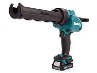 Аккум. пистолет для герметика MAKITA CG 100 DWAEA в чем. (12.0 В, 2 акк., 2,0 Ач, тубы до 300 мл.)