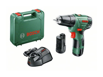 Аккум. дрель-шуруповерт BOSCH EasyDrill 12-2 в чем. (12.0 В, 2 акк., 2.5 А/ч Li-Ion, 2 скор., 22 Нм, шурупы до 6 мм)