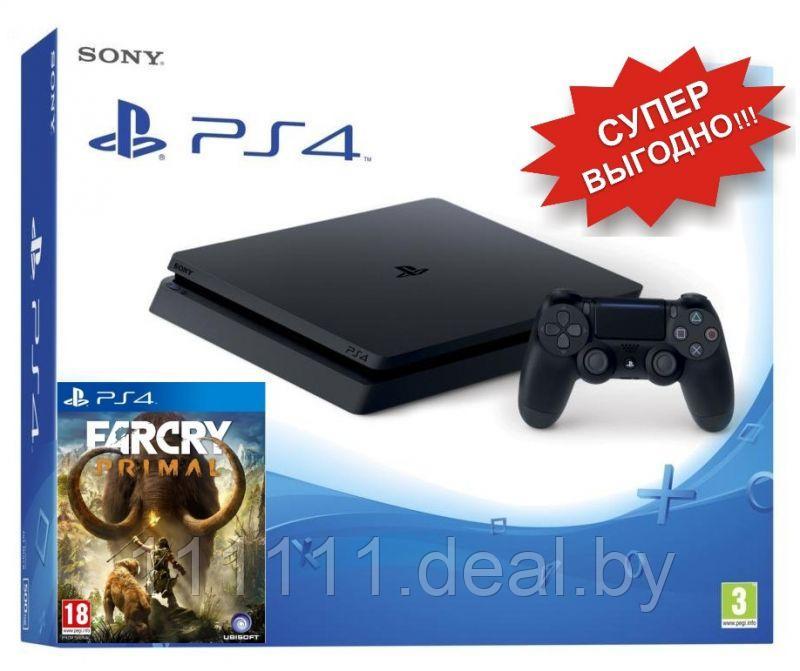 PlayStation 4 slim + Far Cry Primal PS 4 - фото 1 - id-p92676331