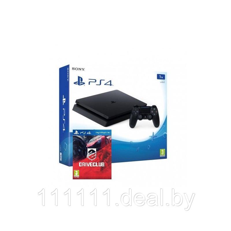 Sony Playstation 4 Slim 1Tb Black Игровая консоль + Drive Club - фото 1 - id-p92676346