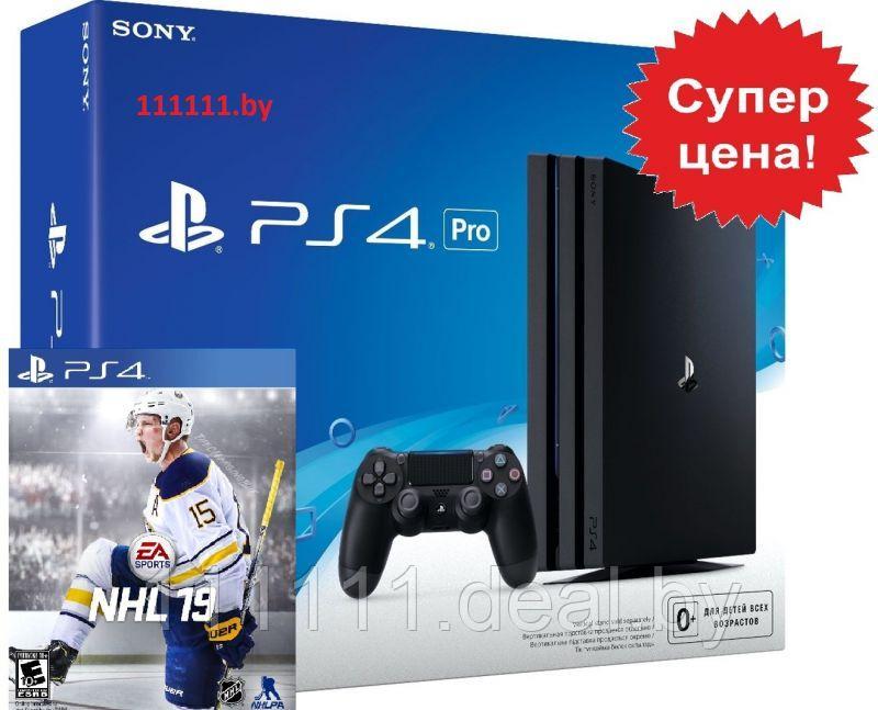 PlayStation 4 PRO + NHL 19 - фото 1 - id-p92676353